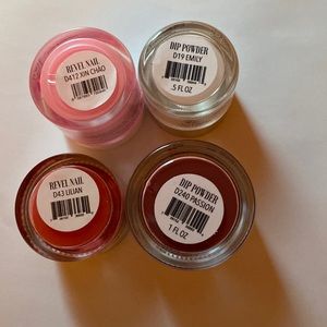 Revel Nail Dip Powder Lot of 4